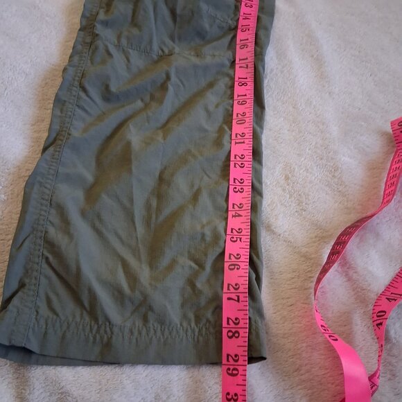 Columbia Boy's Youth Size L (14/16) Olive Green Omni-Shade Hiking Nylon Pants - Picture 13 of 13